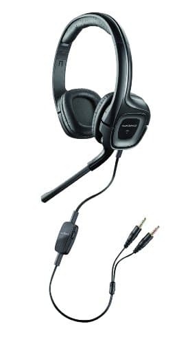 Image of Plantronics Audio 355 - headsets (Wired, 2.5 mm (2/32") + 3.5 mm (1/8"), Call center/Office, Circumaural, Binaural, Head-band)