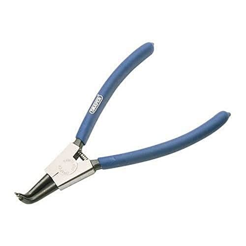 Image of Draper 56420 49/EXT External Circlip Plier with 90° Tips, 125mm , Blue
