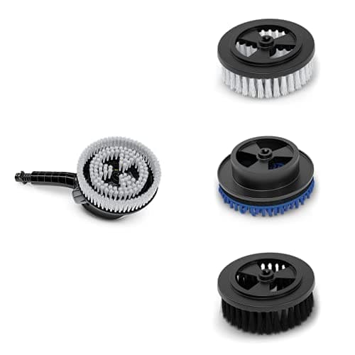 Image of Kärcher Interchangeable Brush Attachment, Application: Windows, Garden Furniture, Vehicles + Attachment Universal for WB 130 + Attachment car & Bike for WB 130 + Attachment Home & Garden for WB 130
