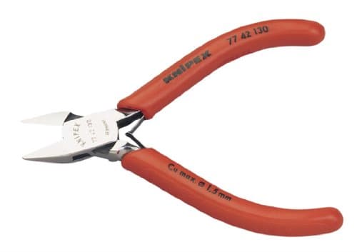 Image of Knipex 27729 130mm Full Flush Electronics Diagonal Cutting Nipper