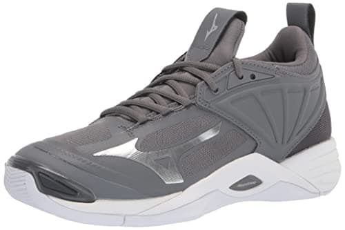 Image of Mizuno Women's Wave Momentum 2 Volleyball Shoe, Grey, 6.5 UK