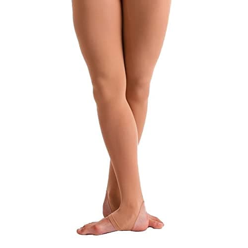 Image of Silky Girls Dance Stirrup Tights (1 Pair) (9-11 Years) (Tan)