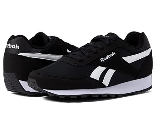 Image of Reebok Unisex Rewind Run Trainer, Black White, 10 UK Men/ 11.5 UK Women
