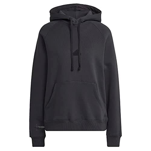 Image of adidas Oversized Hooded Sweatshirt Women's, Grey, Size M, Carbon, Medium