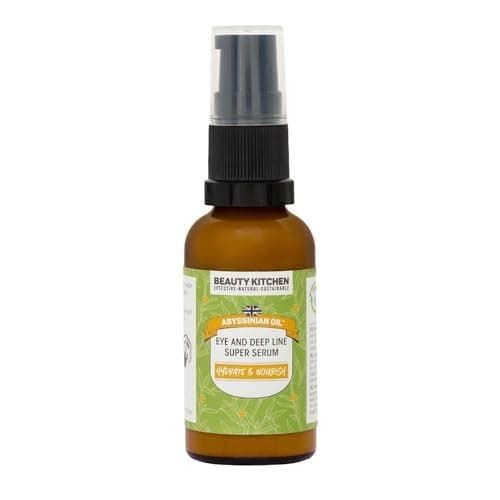 Image of Beauty Kitchen - Hydrating Abyssinian Oil Super Serum for Eye & Deep Lines 30ml - Anti Aging Eye& Anti-Wrinkle Serum - Targets Deep Lines & Wrinkles - Vegan/Cruelty Free