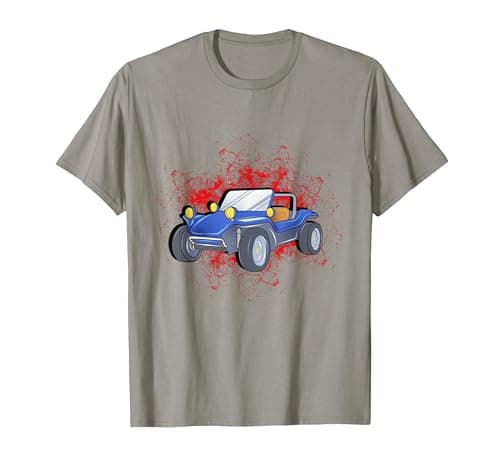 Image of Dune Buggy Graphic Beach RC Car Truck Graphic Men Women Kids T-Shirt, Men, Slate Grey, XX-Large