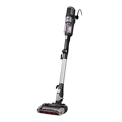 Image of Shark Stratos Corded Stick Vacuum Cleaner Pet Pro with Anti Hair Wrap Plus, Anti-Odour Technology, DuoClean, Flexology, Anti-Allergen Complete Seal, 3 Attachments, 10m Cord, Black/Chrome HZ3000UKT