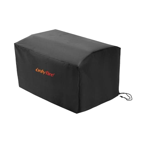Image of Onlyfire Barbecue Cover, Grill Cover for Most 2 Burners Grill and Similar Size Grill, Waterproof, Heavy Duty, 600D Oxford, 54×43×35 cm