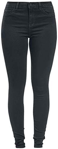 Image of Noisy may NMCALLIE HW Women's Skinny Jeans VI023BL - Skinny Fit - Black - Size: W 27 L 30, Colour: Black Denim (27007982)
