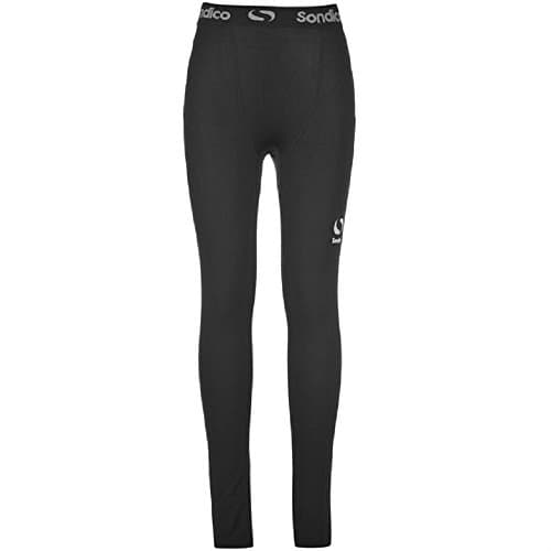 Image of Sondico Boys Full Length Thermal Baselayer Sports Pants - Black - Age 5-6