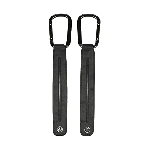 Image of Ickle Bubba Universal Pram Clips (2 Pack) – Strong & Secure Stroller Hooks for Bags & Essentials, Versatile Buggy Clips for Hands-Free Convenience, Durable & Non-Slip Design for Parents on the Go