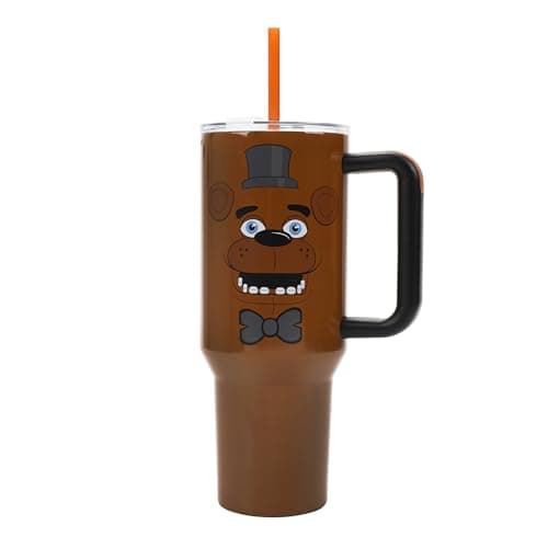 Image of Bioworld Five Nights at Freddy's Freddy Fazbear 40 Oz Stainless Steel Tumbler