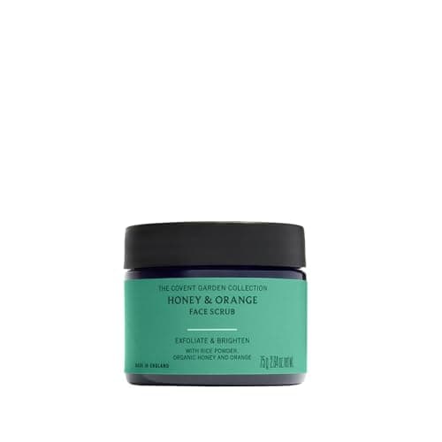 Image of Neal's Yard Remedies Honey & Orange Face Scrub, Gentle Face Exfoliator, Removes Impurities, Achieves Soft, Smooth Skin, Cruelty-Free, 75g
