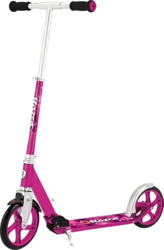 Image of Razor A5 Lux Kick Scooter Foldable, 8" Wheels, Adjustable, Lightweight, Ages 8+