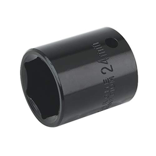 Image of Sealey Is1224 Impact Socket 24Mm 1/2Sq Drive