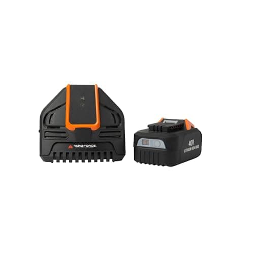 Image of Yard Force 40V 2.5Ah Battery Pack and Quick Charger for Yard Force 32cm Cordless Lawnmower LM G32 & Grass Trimmer LT G30