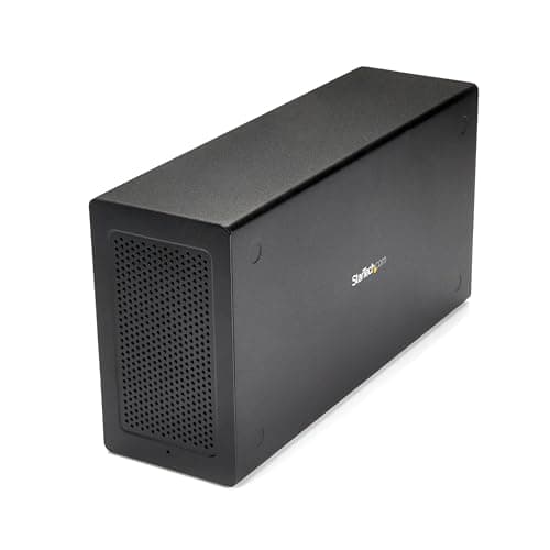 Image of StarTech.com Thunderbolt 3 PCIe Expansion Chassis, External Enclosure With One PCI Express Slot, PCIe Box for Laptops / Desktops / All-In-Ones, 5K/4K Output Via TB3/DP, TAA Compliant (TB31PCIEX16)
