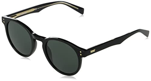 Image of Levi'S Lv 5005/s 807/QT BLACK Sunglasses Men's Acetate, Standard, 50