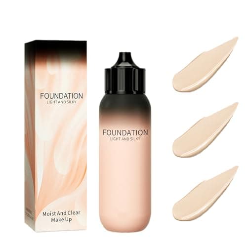 Image of Lightweight Liquid Foundation – Full Coverage, Hydrating, Long-Lasting BB Cream with Natural Coverage, Breathable, Silky Finish for Flawless Makeup All Day