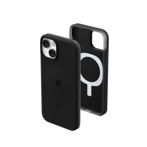 Image of URBAN ARMOR GEAR [U] by UAG Designed for iPhone 14 Case Black 6.1" Lucent 2.0 Built-in Magnet Compatible with MagSafe Charging Slim Lightweight Opaque Protective Cover