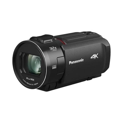 Image of Panasonic HC-VX3E-K 4K Handheld Camcorder, 25mm F1.8 Wide-Angle Lens, Touchscreen, 24X Optical Zoom, Hybrid OIS+, HDR, Zoom Mic, Black