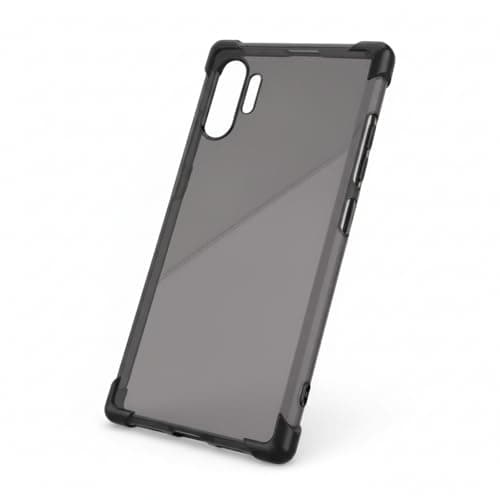 Image of Betron Shockproof Phone Case compatible with Samsung Galaxy Note 10 Plus, Slim Lightweight TPU, Smoke Black, Wireless Charger Compatible