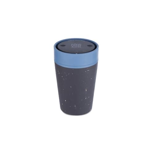 Image of Circular & Co Pre 2026 (Previous Generation) Reusable Coffee Cup - 8oz/227ml - 100% Leakproof & Lockable - Push Top, One Hand Open, 360 Drinking - Recyclable - BPA Free - Dishwasher Safe