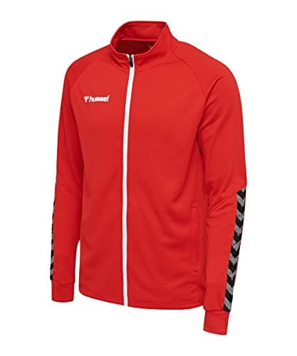Image of hummel Hmlauthentic Poly Men's Zip Jacket, mens, Jacket, 205366-3062-M, true red, M