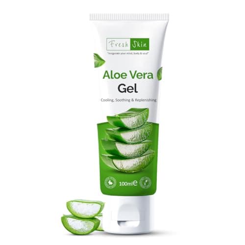 Image of 100ml Aloe Vera Gel Tube - 99% Naturally Bio-Active Aloe Vera - Cruelty-Free and Vegan - Cooling, Soothing and Moisturising for All Skin Types