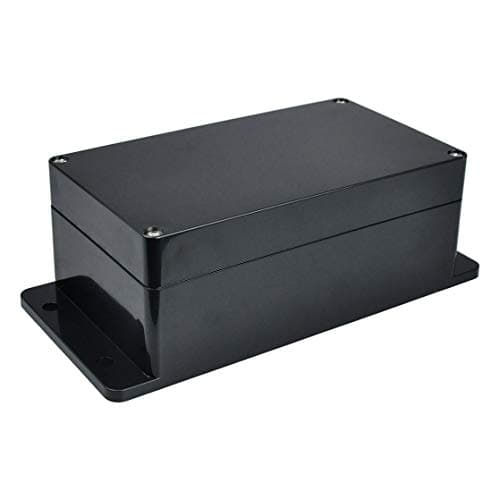 Image of Project Box with Fixed Ear Therlan DIY IP65 Waterproof Junction Box ABS Universal Electronics Project Enclosure Black Project Boxes Dustproof Plastic Case Indoor Outdoor Connecting (158 * 90 * 60mm)
