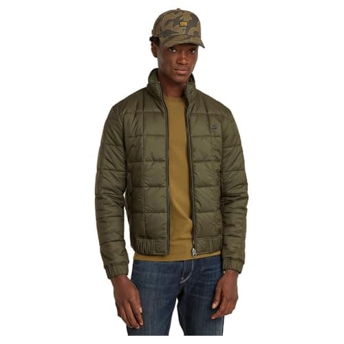 Image of G-Star Men's Meefic Quilted Jacket, Green (shadow olive D25369-B958-B230), S