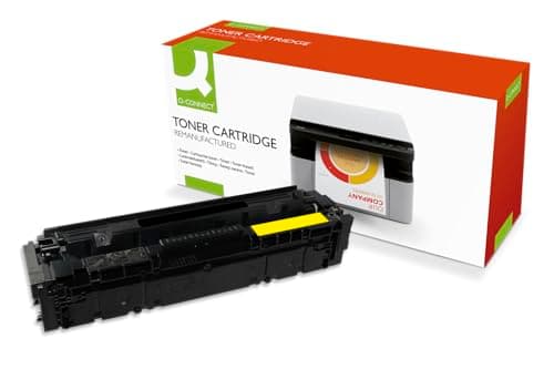 Image of Q-Connect Compatible HP CF542A Toner Cartridge Yellow CF542A-COMP