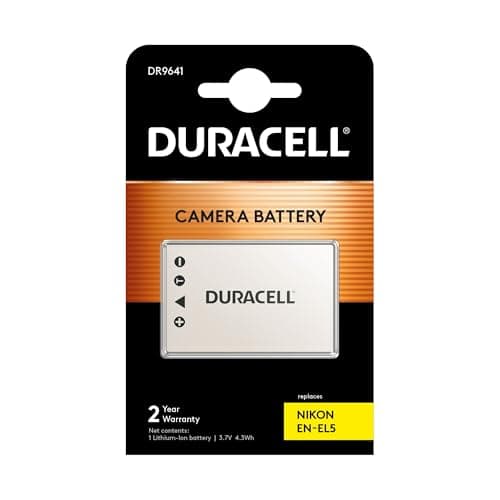 Image of Duracell Premium Analog Nikon EN-EL5 Battery CoolPix S10 P5100 P500 P90 3.7V 1150mAh