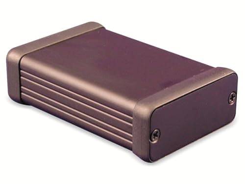 Image of Hammond 1455C801BK Extruded Aluminium Enclosure 82 x 54 x 23mm Black