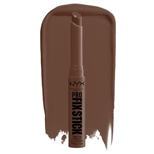 Image of NYX Professional Makeup Correcting Concealer Stick, Covers Blemishes, Dark Spots and Discolouration, 12H Wear, Infused with Hyaluronic Acid, Vegan Formula, Pro Fix Stick, Walnut (Packaging may vary)