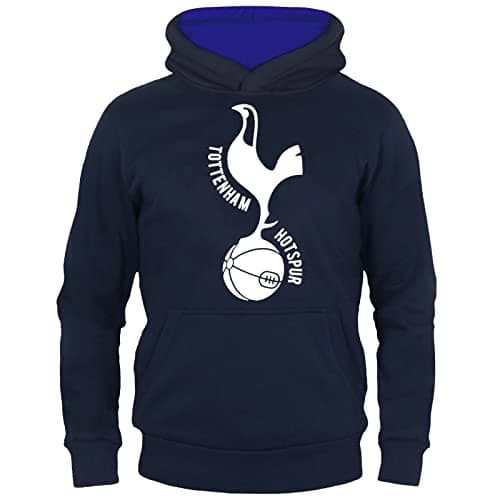 Image of Tottenham Hotspur FC Official Gift Boys Fleece Graphic Hoody Navy 10-11 Years