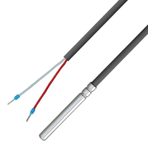 Image of Tmonit - PT1000 Temperature Sensor with 10 Metre Silicone Cable | Up to 200°C | Temperature Sensor Sensor Cable Sensor Solar Sensor | Made in Germany