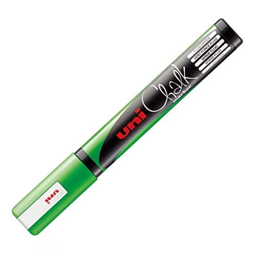 Image of UNI Chalk PWE-5M FL Green Marker Bullet TIP (1.8-2.5mm)