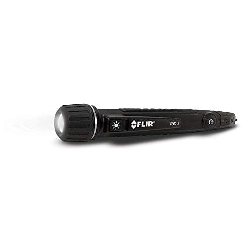 Image of FLIR VP50-2 CAT IV Non-Contact Voltage Detector, Featuring Light, Vibration, and Beeper Feedback Alarms and a Powerful LED Flashlight