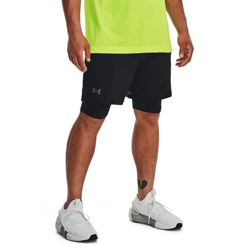 Image of Under Armour Men's Ua Vanish Woven 2-in-1 Shorts, Black, 1373764-002, MD