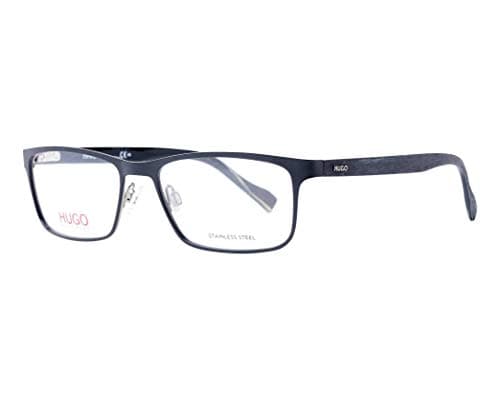 Image of Hugo Boss Hg 0151 003/17 MATT BLACK Eyewear Men's Steel, Standard, 53