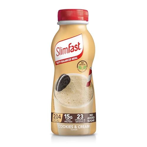 Image of SlimFast Cookies & Cream Flavour Shake - Pack of 6