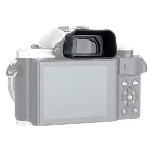 Image of Extended-Type Soft Silicone Eyepiece for OM System OM-5 OM-5II, Olympus OM-D E-M5II E-M5III, E-M10 II, E-M10III Replaces Olympus EP-15, EP-16