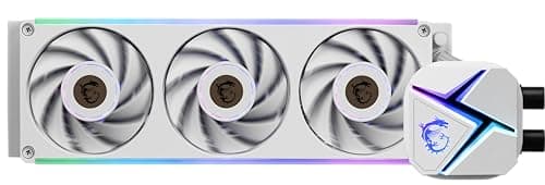 Image of MSI MAG CORELIQUID C360 V2 White - AIO ARGB CPU Liquid Cooler - 397 mm Radiator - LGA 1700 Ready - Triple 120 mm ARGB PWM Fans, White