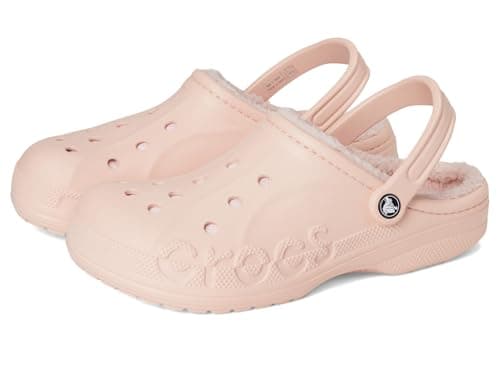 Image of Crocs Via Lined Clog Pink Rose Size 8 UK Men/ 9 UK Women
