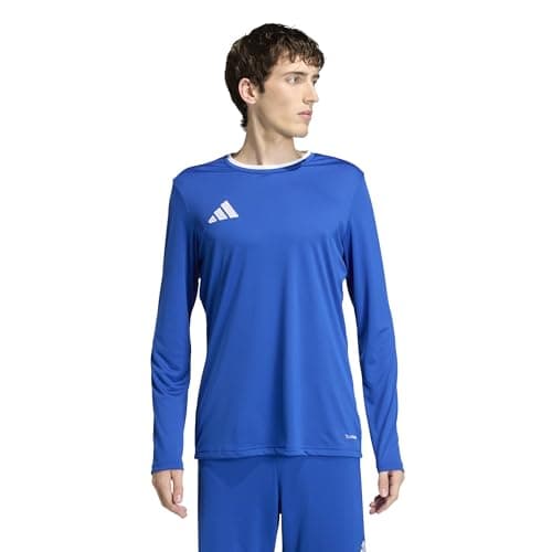 Image of adidas Men's Entrada26 Long Sleeve Jersey, Team Royal Blue/White, L
