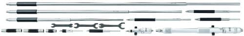 Image of Starrett 124MD Solid-Rod Vernier Inside Micrometer Set, 50-800 mm Range, 0.01 mm Graduation, +/-0.003" Accuracy, Without Case