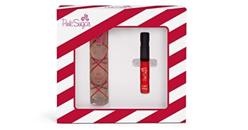 Image of Aquolina Pink Sugar Red Velvet 50ml EDT Spray / 8.5ml Lip Gloss