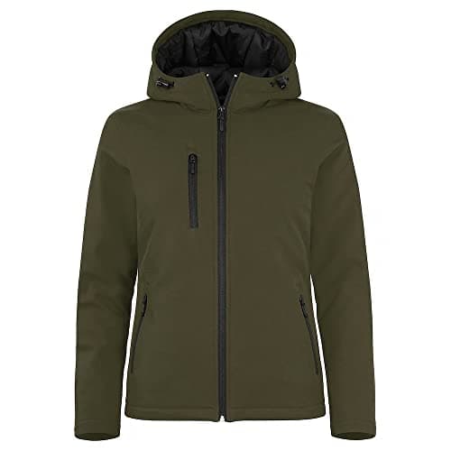 Image of CliQue Womens/Ladies Padded Soft Shell Jacket (S) (Fog Green)