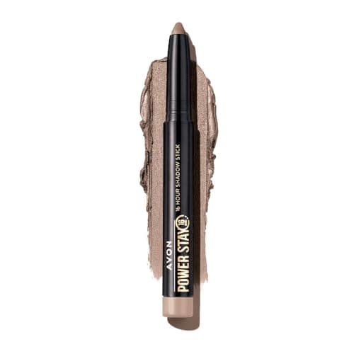 Image of Avon Power Stay 16-Hour 2-in-1 Waterproof Longwear Eyeshadow & Eyeliner Stick 1.4g Everyday Beige